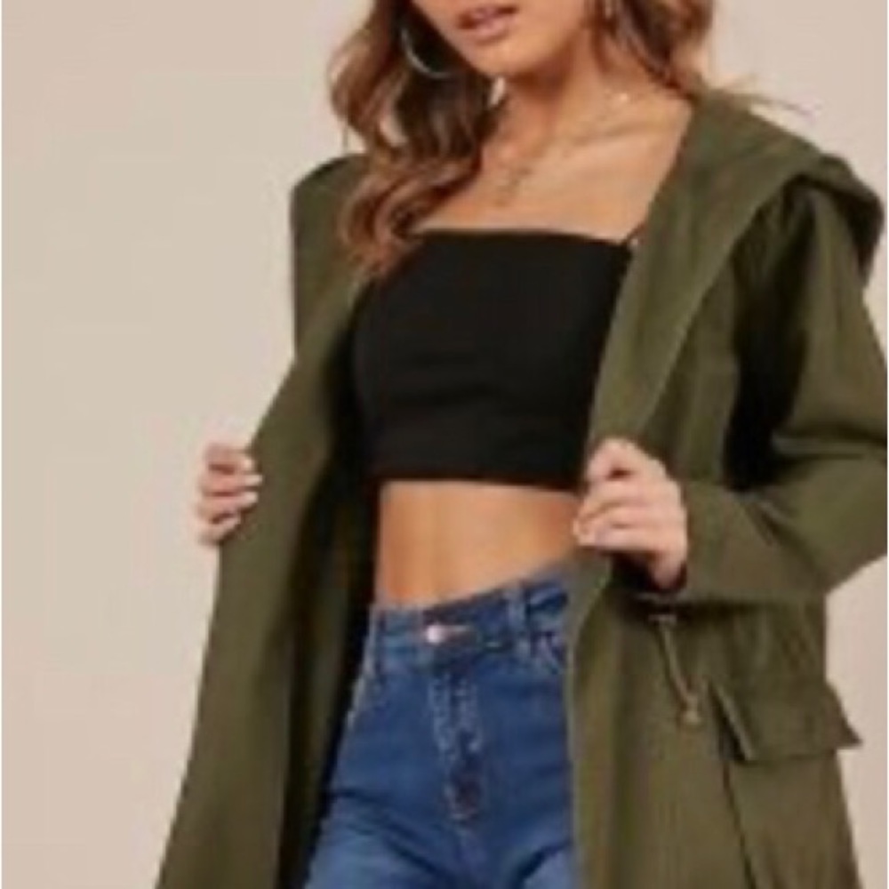 JOIE Khaki Utility Zip Jacket Women’s Sz. S NWOT
